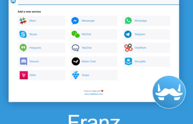 Franz: 14 servicios de mensajería en una sola aplicación Franz: 14 servicios de mensajería en una sola aplicación